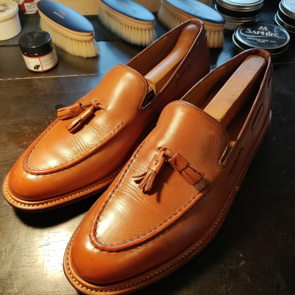 Florsheim British tan 10D